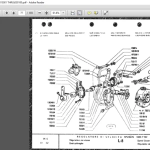 FIAT ALLIS 14C DOZER PARTS MANUAL 015001 THRU)050100  - PDF DOWNLOAD