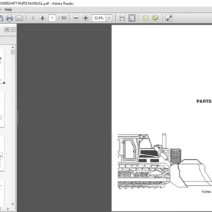 FIAT ALLIS 16B DOZER POWERSHIFT PARTS MANUAL - PDF DOWNLOAD