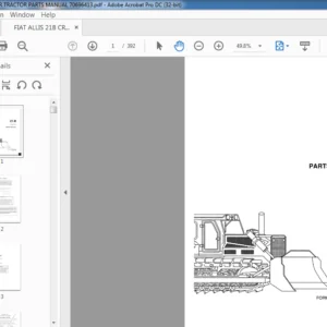 FIAT ALLIS 21B CRAWLER TRACTOR PARTS MANUAL 70696413 - PDF DOWNLOAD