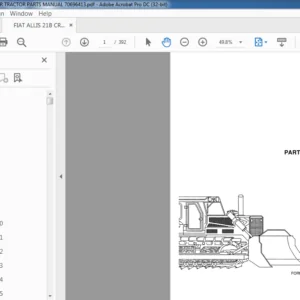 FIAT ALLIS 21B CRAWLER TRACTOR PARTS MANUAL 70696413 - PDF DOWNLOAD