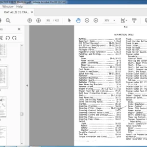 FIAT ALLIS 31 CRAWLER TRACTOR PARTS MANUAL - PDF DOWNLOAD