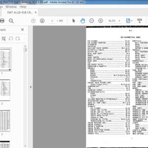 FIAT ALLIS 41B CRAWLER TRACTOR PARTS MANUAL PCA 1 - PDF DOWNLOAD