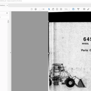 FIAT ALLIS 645-B WHEEL LOADER PARTS MANUAL - PDF DOWNLOAD
