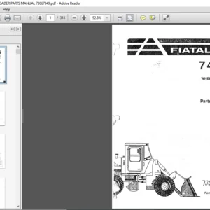 FIAT ALLIS 745C WHEEL LOADER PARTS MANUAL - PDF DOWNLOAD