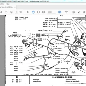 FIAT ALLIS DOZER MODEL8B OPTIONAL EQUIPMENT PARTS MANUAL - PDF DOWNLOAD