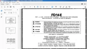 FIAT ALLIS FD14E CRAWLER TRACTOR PARTS MANUAL SN 60101 TO 60862  - PDF DOWNLOAD