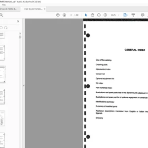 FIAT ALLIS FX250LC EXCAVATOR PARTS MANUAL - PDF DOWNLOAD