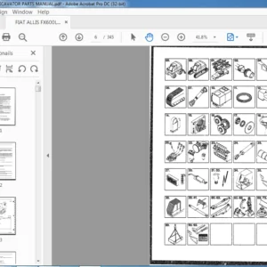 FIAT ALLIS FX600LC EXCAVATOR PARTS MANUAL - PDF DOWNLOAD