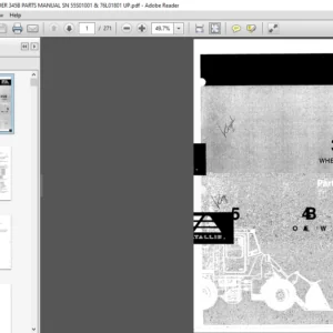 FIAT ALLIS WHEEL LOADER 345B PARTS MANUAL SN 55S01001 & 76L01801 UP - PDF DOWNLOAD