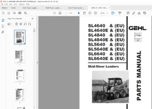GEHL SL 4640 4840 5640 6640 PARTS MANUAL - PDF DOWNLOAD