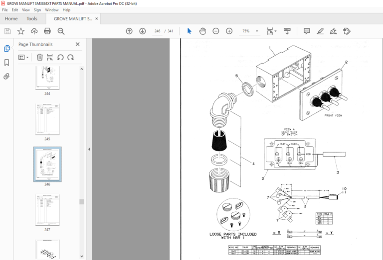 Grove Manlift Service Manual