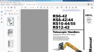 Gehl RS 10-44_55 Telehandler Parts Manual- PDF DOWNLOAD