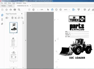 HANOMAG 55C WHEEL LOADER PARTS MANUAL 3091111M2 - PDF DOWNLOAD