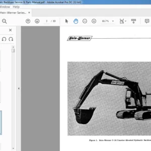 Hein-Werner Series 14 Hydraulic Backhoes Service & Parts Manual - PDF DOWNLOAD