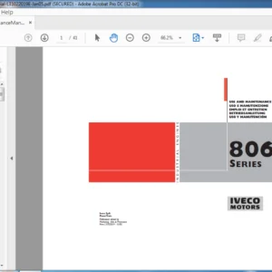 Iveco 8060 Series Use & Maintenance Manual - PDF DOWNLOAD