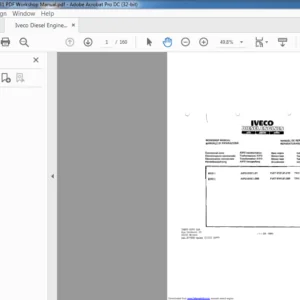 Iveco 8131 Diesel Engine Workshop Manual - PDF DOWNLOAD