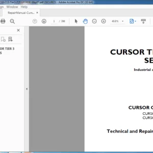 Iveco C10 C13 Cursor G-Drive Cursor Tier 3 Series Technical & Repair Manual - PDF DOWNLOAD