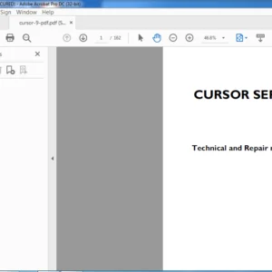 Iveco Cursor Series C9 Technical & Repair Manual - PDF DOWNLOAD
