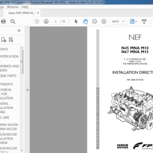 Iveco N45 MNA M10 N67 MNA M15 Installation Directive Manual - PDF DOWNLOAD