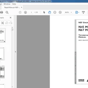Iveco NEF Engine N45 MNA M10 N67 MNA M15 Technical & Repair Manual - PDF DOWNLOAD