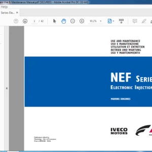 Iveco NEF Series Electronic Injection System Use & Maintenance Manual - PDF DOWNLOAD