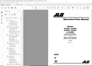 JLG 1930ES 2030ES 2630ES 2646ES & 3246ES ANSI Parts Manual - PDF DOWNLOAD