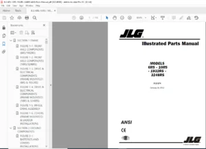 JLG 6RS 10RS 1932RS 3248RS Ansi Parts Manual - PDF DOWNLOAD
