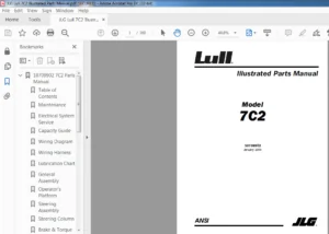JLG Lull 7C2 Illustrated Parts Manual - PDF DOWNLOAD