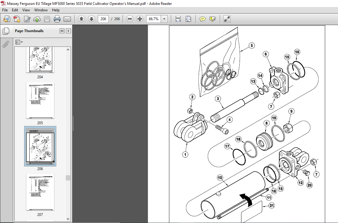 Massey Ferguson Eu Tillage Mf5000 Series 5035 Field Cultivator Operator S Manual Pdf Download Heydownloads Manual Downloads