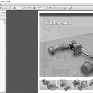 Massey Ferguson EU Tractor DANA 770-624 8650 8660 8670 8680 8690 Tier 4i Service Manual -  DOWNLOAD