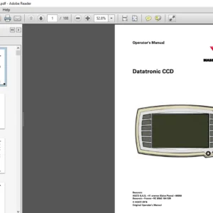 Massey Ferguson EU Tractor Datatronic CCD 6712S-7726 Dyna-VT Operator's Manual - PDF DOWNLOAD