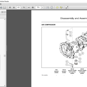 Massey Ferguson EU Tractor MF 3600 Series Workshop Service Manual - PDF DOWNLOAD