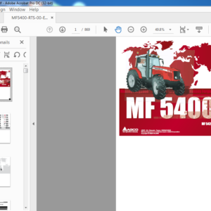 Massey Ferguson Eu Tractor Mf Series Mf Mf Repair Time Schedule Manual Pdf