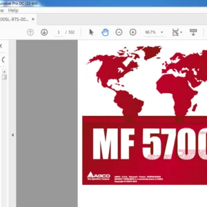 Massey Ferguson EU Tractor MF 5700SL Series 5710SL 5711SL 5712SL 5713SL Repair Time Schedule Manual - PDF DOWNLOAD
