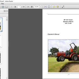 Massey Ferguson EU Tractor MF1531 Tractor Operator's Manual - PDF DOWNLOAD