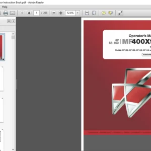 Massey Ferguson EU Tractor MF400Xtra Series MF425 MF435 MF440 MF445 & MF455 Operator's Manual - PDF DOWNLOAD