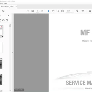 Massey Ferguson EU Tractor MF4600 Series Tractors 4608 4609 4610 Service Manual - PDF DOWNLOAD