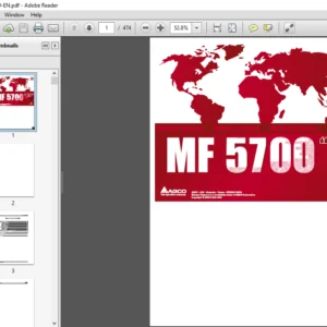 Massey Ferguson EU Tractor MF5700 Repair Time Schedule Manual - PDF DOWNLOAD