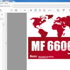 Massey Ferguson EU Tractor MF6600 Series Dyna-VT Repair Time Schedule Manual - PDF DOWNLOAD