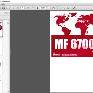Massey Ferguson EU Tractor MF6700S Series Dyna-4 Repair Time Schedule Manual - PDF DOWNLOAD