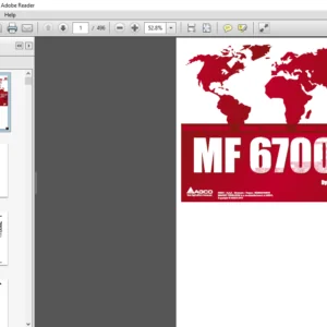 Massey Ferguson EU Tractor MF6700S Series Dyna-VT Repair Time Schedule Manual - PDF DOWNLOAD