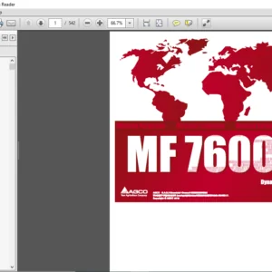 Massey Ferguson EU Tractor MF7600 Series Dyna-VT Repair Time Schedule Manual - PDF DOWNLOAD