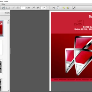 Massey Ferguson EU Tractor MFGC Series GC1705 GC1710 GC1715 GC1720 Sub-Compact Service Manual - PDF DOWNLOAD