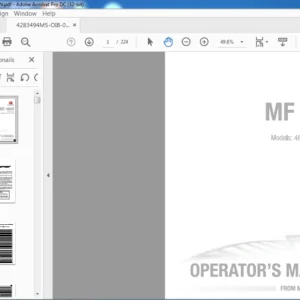 Massey Ferguson MF 4600 Series 4608 4609 4610 Tractors Operator's Manual - PDF DOWNLOAD
