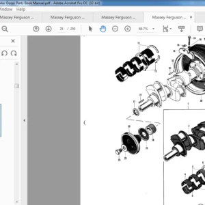 Massey Ferguson MF2244 Crawler Dozer Parts Book Manual - PDF DOWNLOAD