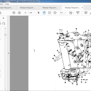 Massey Ferguson MF3366 Bulldozer Parts Book Manual - PDF DOWNLOAD
