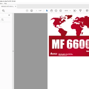 Massey Ferguson MF6600 Series Dyna-6 Repair Time Schedule Manual - PDF DOWNLOAD