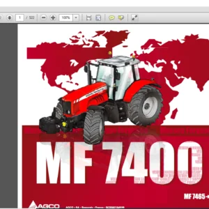 Massey Ferguson MF7400 Series MF7465-NF7480 SISU Repair Time Schedule Manual - PDF DOWNLOAD