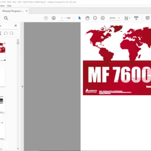 Massey Ferguson MF7600 Series Dyna-6 Tractors Repair Time Schedule Manual - PDF DOWNLOAD