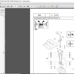 NEW HOLLAND B95BLR LOADER BACKHOE TIER 3 PARTS MANUAL - PDF DOWNLOAD